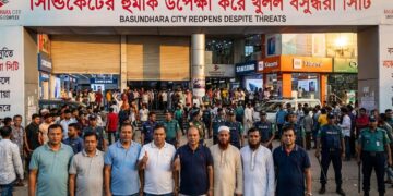 সিন্ডিকেটের হুমকি উপেক্ষা করে খুলে দেওয়া হলো বসুন্ধরা সিটি