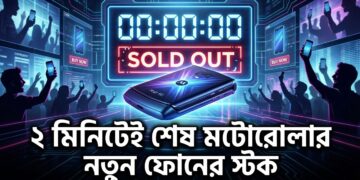২ মিনিটেই শেষ মটোরোলার নতুন ফোনের স্টক